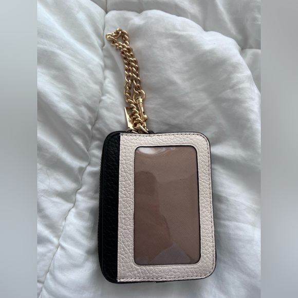Coach Women's tri-colour Card Holder with Gold Chain - Picture 2 of 3